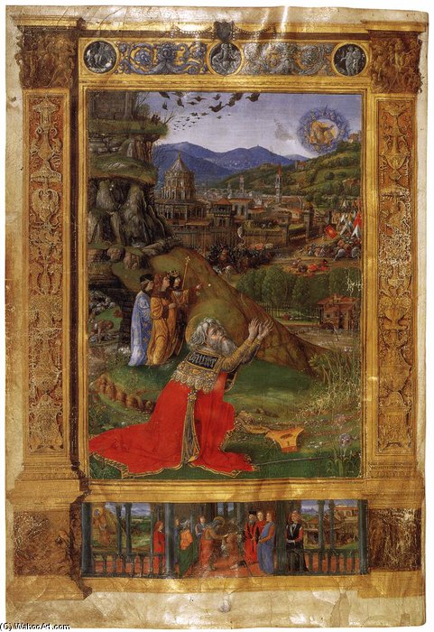 Wikioo.org – L'Encyclopédie des Beaux Arts - Peinture, Oeuvre de Gherardo Del Fora - Bible de Matthias Corvinus