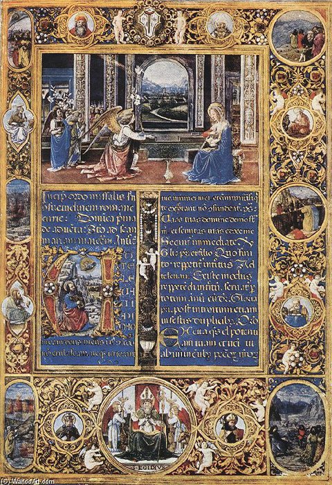 Wikioo.org - The Encyclopedia of Fine Arts - Painting, Artwork by Gherardo Del Fora - Missal