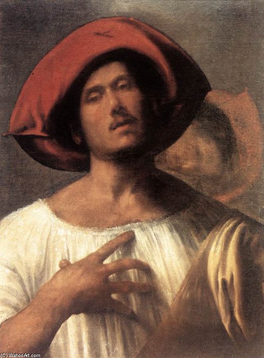 WikiOO.org - Енциклопедия за изящни изкуства - Живопис, Произведения на изкуството Giorgione (Giorgio Barbarelli Da Castelfranco) - The Impassioned Singer