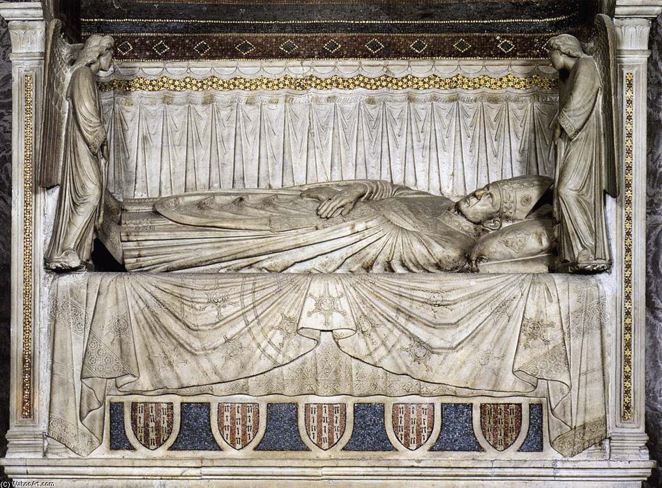 WikiOO.org - Encyclopedia of Fine Arts - Målning, konstverk Giovanni Di Cosma - Tomb Of Cardinal Garcia Gudiel -