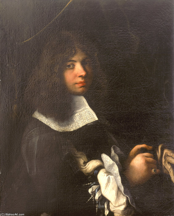 Wikioo.org - The Encyclopedia of Fine Arts - Painting, Artwork by Giovanni Domenico Cerrini - Portrait Of A Gentleman