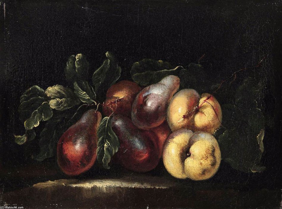 Wikioo.org - The Encyclopedia of Fine Arts - Painting, Artwork by Giovanni Paolo Spadino - Still-life Of Fruit