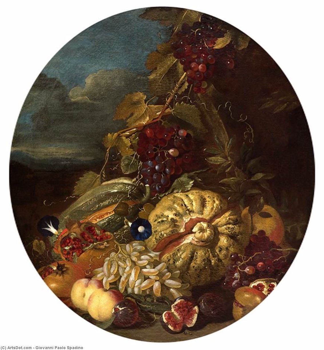 WikiOO.org - Енциклопедія образотворчого мистецтва - Живопис, Картини
 Giovanni Paolo Spadino - Still-life