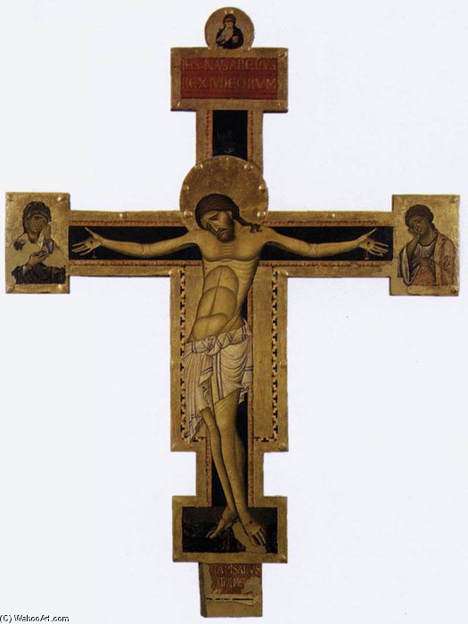 Wikioo.org – L'Encyclopédie des Beaux Arts - Peinture, Oeuvre de Giunta Pisano (Giunta Da Pisa) - Crucifix