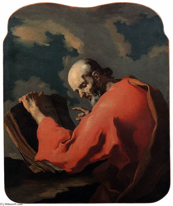 Wikioo.org - The Encyclopedia of Fine Arts - Painting, Artwork by Giuseppe Antonio Petrini - A Philosopher