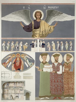 WikiOO.org - Enciklopedija likovnih umjetnosti - Slikarstvo, umjetnička djela Grigori Grigorevich Gagarin - Frescoes From The Orthodox Church Of Nekrssi