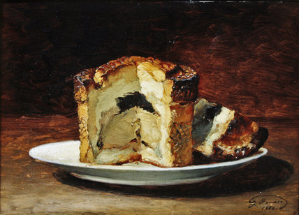 WikiOO.org - Енциклопедія образотворчого мистецтва - Живопис, Картини
 Guillaume Romain Fouace - Still Life Of Pie