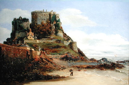 Wikioo.org - The Encyclopedia of Fine Arts - Painting, Artwork by Guillaume Romain Fouace - View Of Jersey