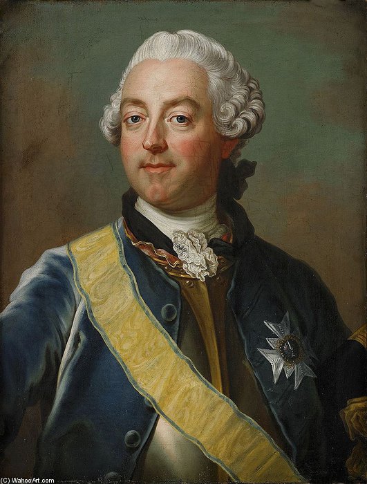 WikiOO.org - Encyclopedia of Fine Arts - Maalaus, taideteos Gustaf Lundberg - Portrait Of Anders Rudolf Du Rietz Af Hedensberg