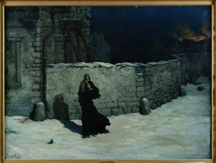 WikiOO.org - Güzel Sanatlar Ansiklopedisi - Resim, Resimler Paul Gustave Doré - An Incident During The Siege Of Paris