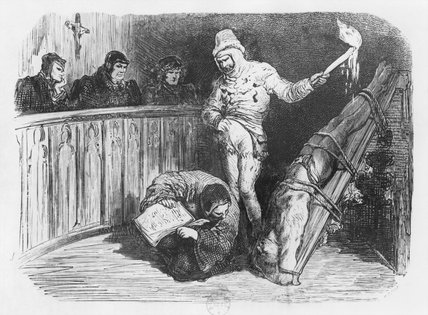 Wikioo.org - Encyklopedia Sztuk Pięknych - Malarstwo, Grafika Paul Gustave Doré - Scene Of Inquisition