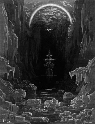 Wikioo.org - The Encyclopedia of Fine Arts - Painting, Artwork by Paul Gustave Doré - The Appearance Of The Albatross To Lead The Marooned Ship Out