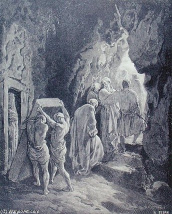 WikiOO.org – 美術百科全書 - 繪畫，作品 Paul Gustave Doré - 萨拉的葬礼