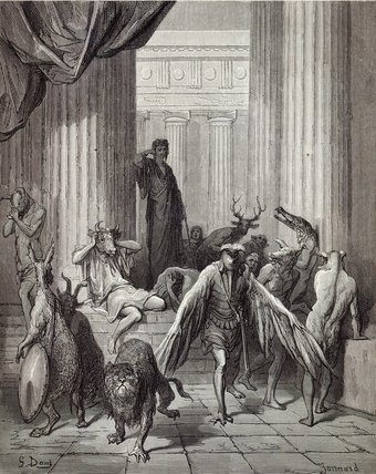Wikioo.org - Bách khoa toàn thư về mỹ thuật - Vẽ tranh, Tác phẩm nghệ thuật Paul Gustave Doré - The Companions Of Ulysses