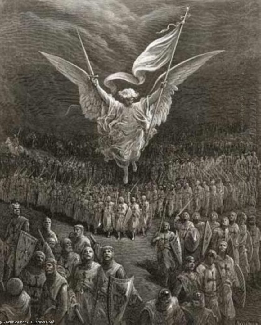 Wikioo.org - The Encyclopedia of Fine Arts - Painting, Artwork by Paul Gustave Doré - The Road To Jerusalem
