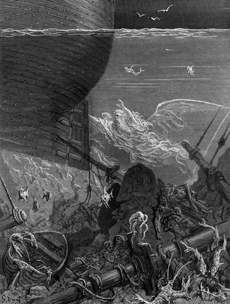 Wikioo.org - The Encyclopedia of Fine Arts - Painting, Artwork by Paul Gustave Doré - The Spirit That Had Followed The Ship