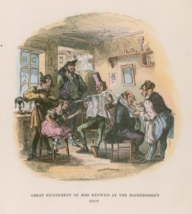 Wikioo.org - The Encyclopedia of Fine Arts - Painting, Artwork by Hablot Knight Browne - Nicholas Nickleby (19)