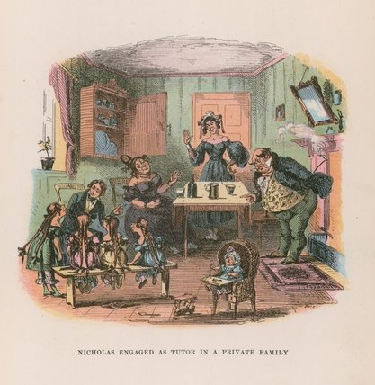 Wikioo.org - The Encyclopedia of Fine Arts - Painting, Artwork by Hablot Knight Browne - Nicholas Nickleby (20)