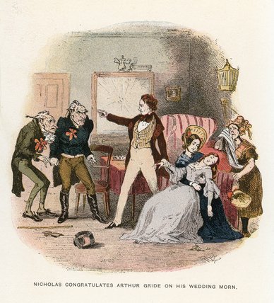 Wikioo.org - The Encyclopedia of Fine Arts - Painting, Artwork by Hablot Knight Browne - Nicholas Nickleby (23)