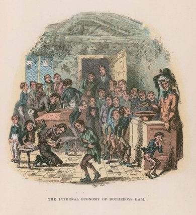 Wikioo.org - The Encyclopedia of Fine Arts - Painting, Artwork by Hablot Knight Browne - Nicholas Nickleby (33)