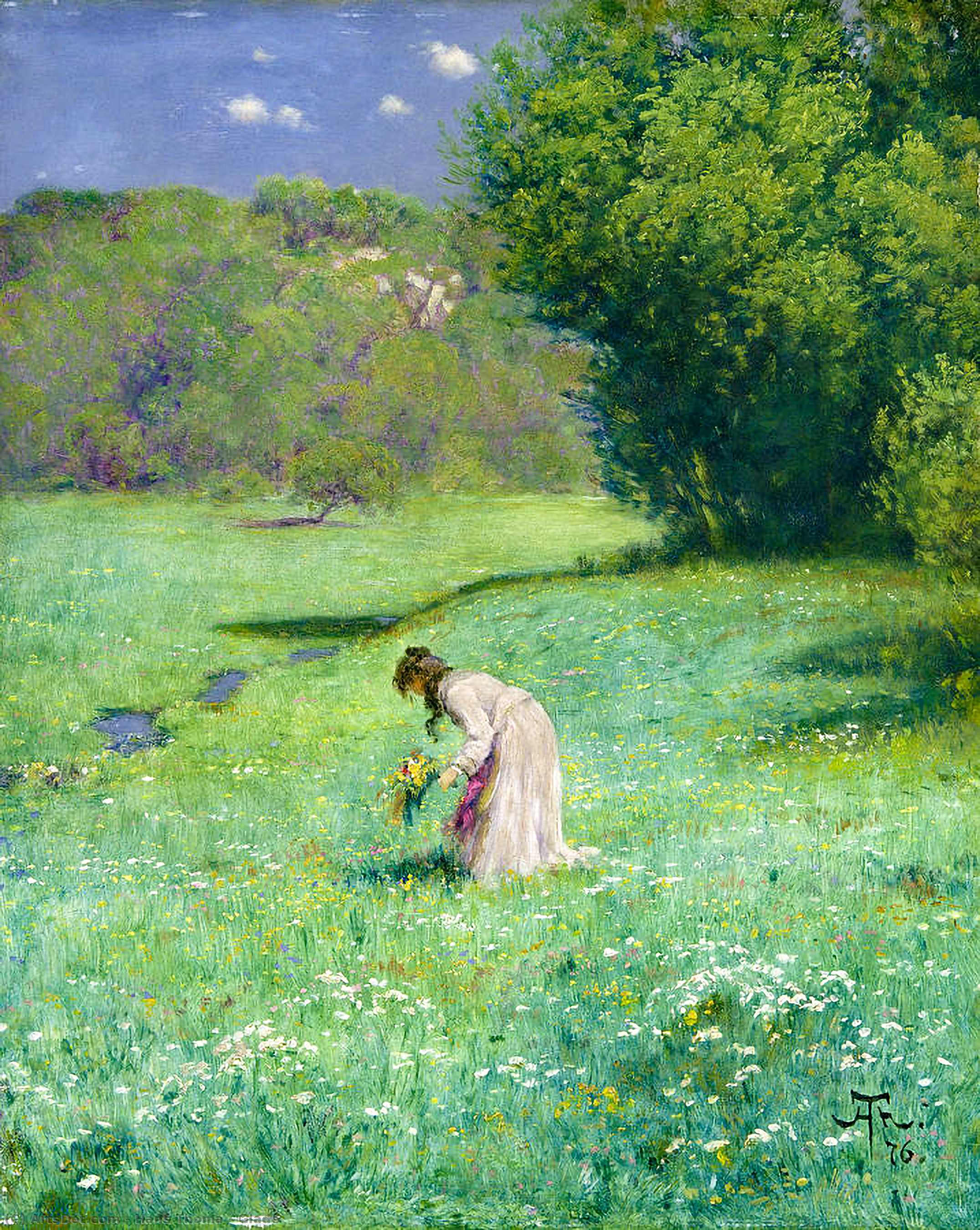 Wikioo.org - The Encyclopedia of Fine Arts - Painting, Artwork by Hans Thoma - Glade