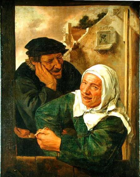 Wikioo.org - The Encyclopedia of Fine Arts - Painting, Artwork by Harmen Hals - Old Couple