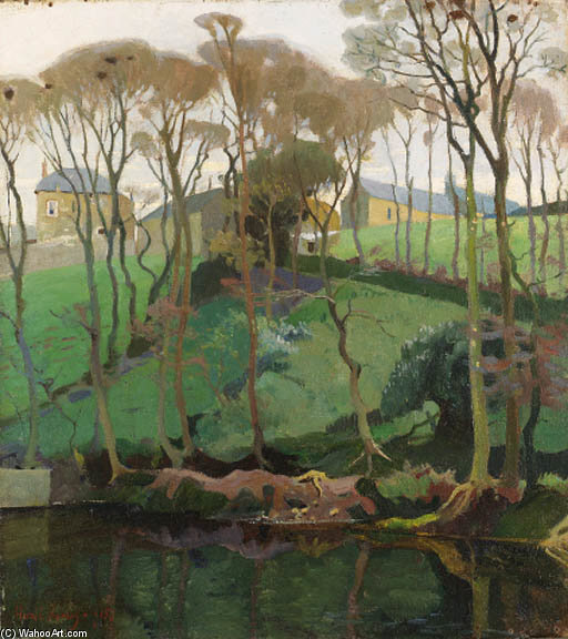 WikiOO.org - Encyclopedia of Fine Arts - Malba, Artwork Harold Harvey - The Hillside Farm