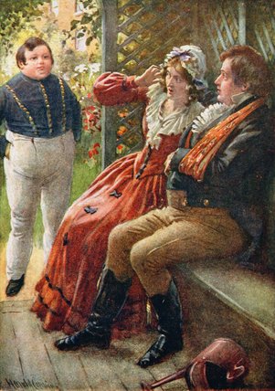 WikiOO.org - Енциклопедия за изящни изкуства - Живопис, Произведения на изкуството Harold Copping - The Fat Boy