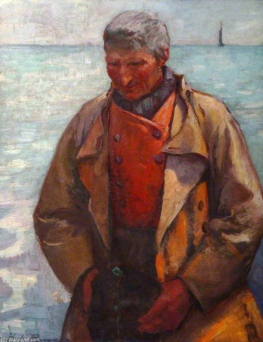 Wikoo.org - موسوعة الفنون الجميلة - اللوحة، العمل الفني Harry John Pearson - The Fisherman
