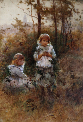 Wikioo.org - The Encyclopedia of Fine Arts - Painting, Artwork by Hector Caffieri - In The Woods