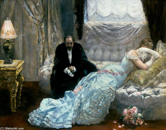 Wikioo.org - The Encyclopedia of Fine Arts - Painting, Artwork by Henri Gervex - Liebe Und Ehe