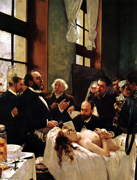Wikioo.org - The Encyclopedia of Fine Arts - Painting, Artwork by Henri Gervex - The Operation