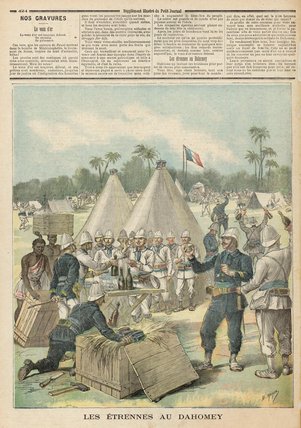 Wikioo.org - The Encyclopedia of Fine Arts - Painting, Artwork by Henri Meyer - New Year's Boxes In Dahomey