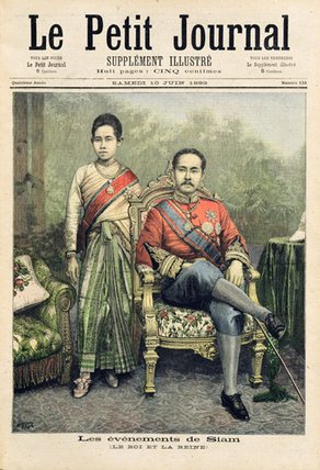Wikioo.org - The Encyclopedia of Fine Arts - Painting, Artwork by Henri Meyer - The King And Queen Of Siam