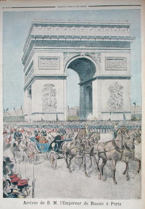 WikiOO.org - Enciklopedija likovnih umjetnosti - Slikarstvo, umjetnička djela Henri Meyer - Tsar Nicolas Ii In Paris