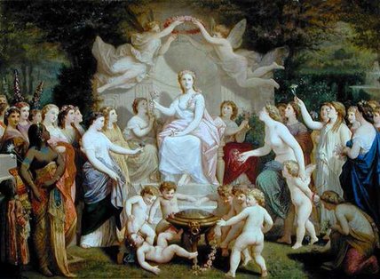 Wikioo.org - The Encyclopedia of Fine Arts - Painting, Artwork by Henri Pierre Picou - Allegory Of Spring