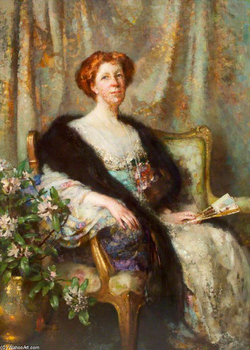 WikiOO.org - Encyclopedia of Fine Arts - Maalaus, taideteos Henrietta Rae - Lady Edith Stewart Dixon