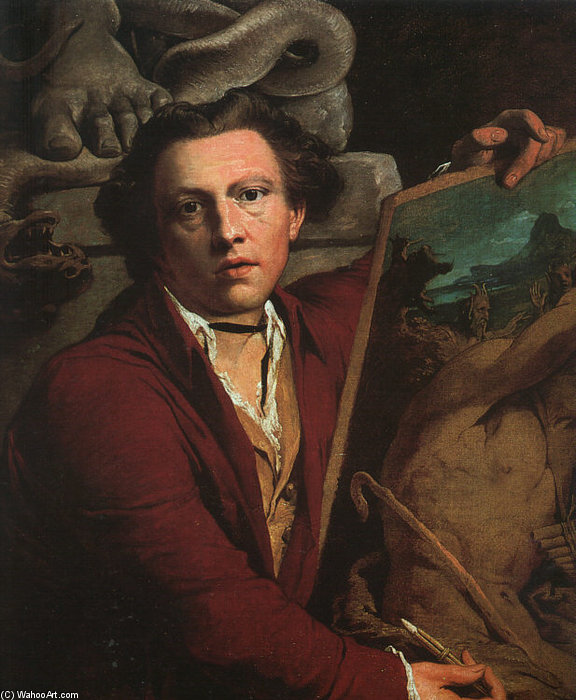 WikiOO.org - Encyclopedia of Fine Arts - Målning, konstverk James Barry - Self-portrait