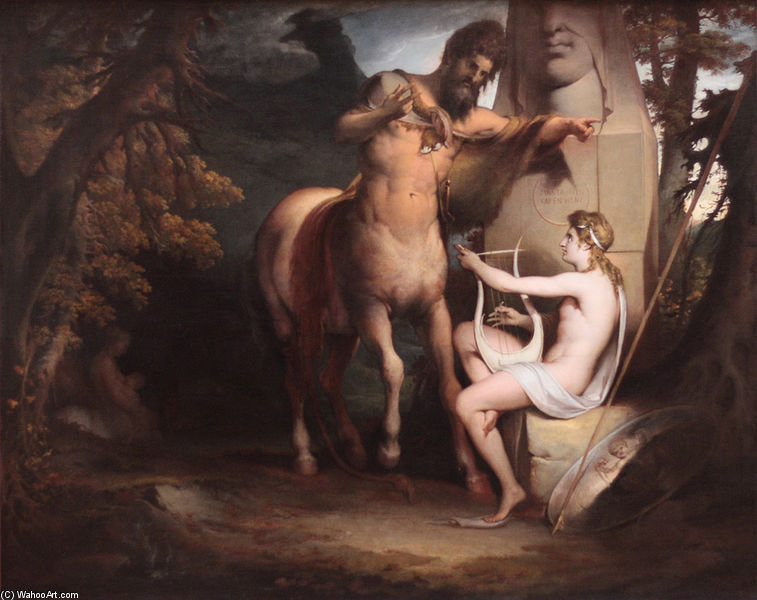 Wikioo.org – L'Encyclopédie des Beaux Arts - Peinture, Oeuvre de James Barry - L éducation d Achille