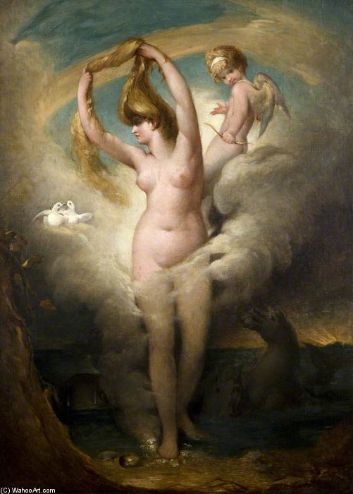 Wikioo.org - The Encyclopedia of Fine Arts - Painting, Artwork by James Barry - Venus Anadyomene