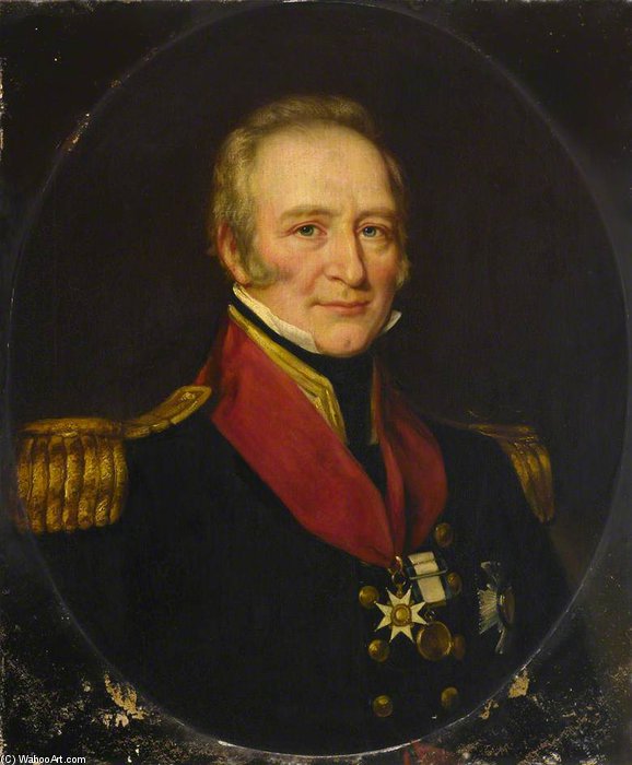 Wikioo.org - The Encyclopedia of Fine Arts - Painting, Artwork by James Northcote - Admiral Sir Michael Seymour