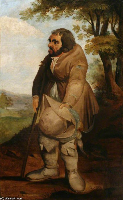 WikiOO.org - Encyclopedia of Fine Arts - Maalaus, taideteos James Northcote - Black John Of Tetcott