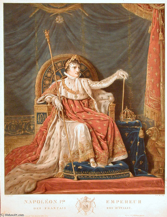 Wikioo.org - The Encyclopedia of Fine Arts - Painting, Artwork by Jean Francois Garneray - Napoleon Bonaparte