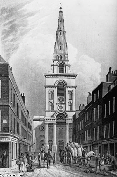 WikiOO.org - Енциклопедія образотворчого мистецтва - Живопис, Картини
 John Buonarotti Papworth - Views Of London