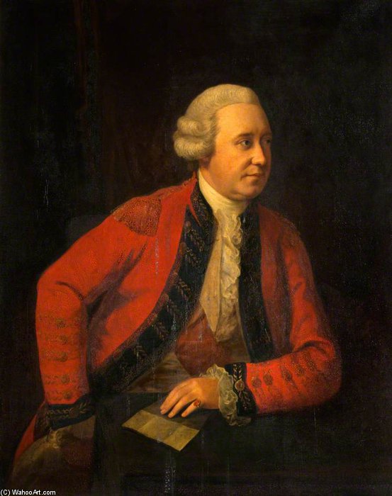 Wikioo.org - สารานุกรมวิจิตรศิลป์ - จิตรกรรม John Downman - Sir James Adolphus Oughton