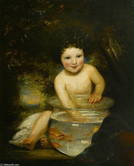 Wikioo.org – L'Enciclopedia delle Belle Arti - Pittura, Opere di John Jackson - Caroline Frankland, quando un bambino