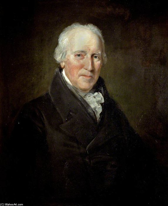 WikiOO.org - Encyclopedia of Fine Arts - Maalaus, taideteos John Jackson - Henry Cowper, Clerk Assistant In The Parliament Office