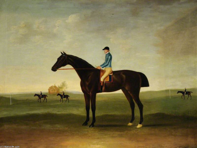 Wikioo.org - The Encyclopedia of Fine Arts - Painting, Artwork by John Nost Sartorius - 'trentham', A Bay Racehorse