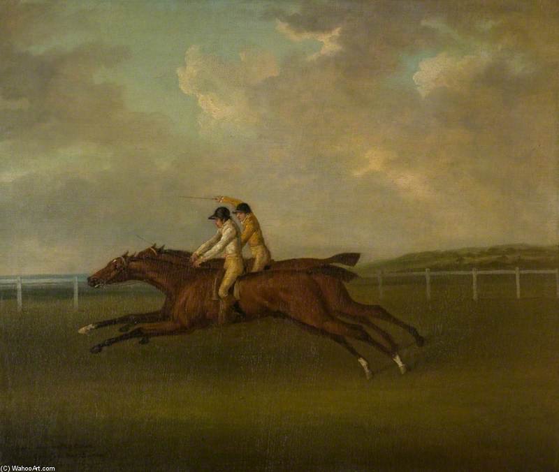 Wikioo.org - The Encyclopedia of Fine Arts - Painting, Artwork by John Nost Sartorius - The Gold Cup, Epsom