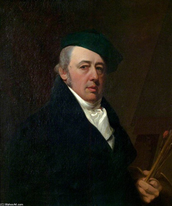 WikiOO.org - Encyclopedia of Fine Arts - Maalaus, taideteos John Raphael Smith - Self Portrait